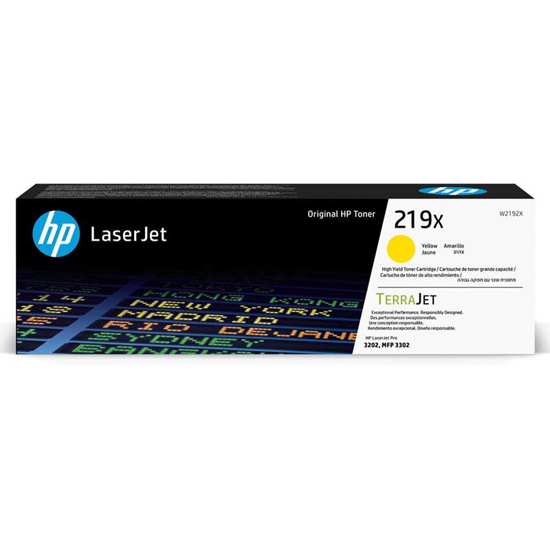 HP 219x High Capacity Yellow Toner